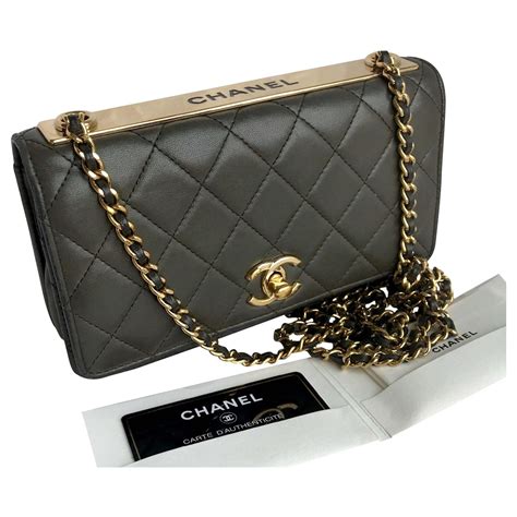 green leather chanel flap bag with mixed metal chain|chanel flap.